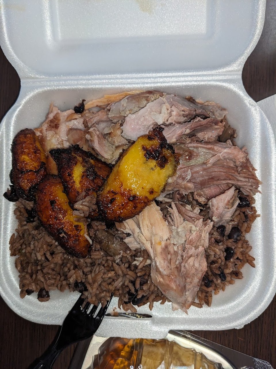 Pork and Rice and Sweet Plantains